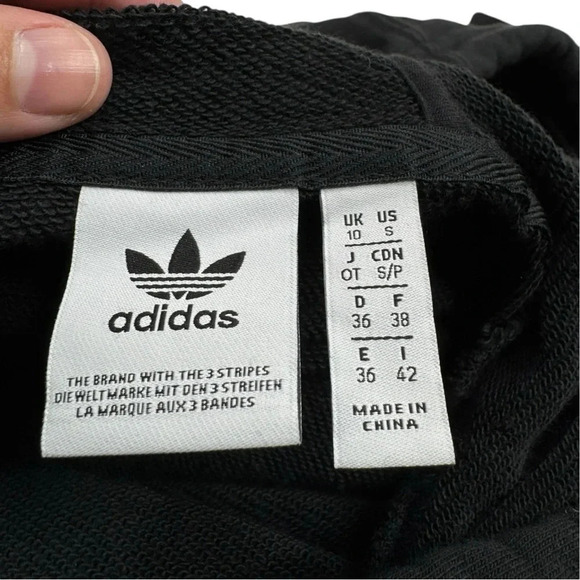 Adidas Originals Adicolor Shattered Trefoil Oversized Hooded Sweatshirt - Picture 6 of 11